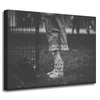 Canvas Print Black and White Wellington Boots 40x30 cm