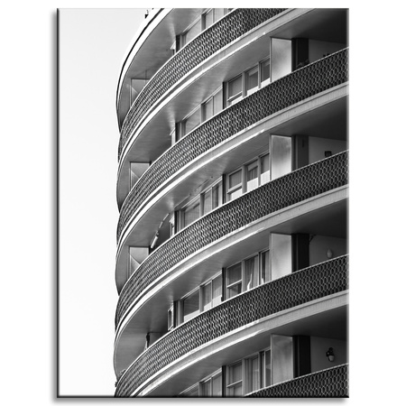 Canvas Print Architecture Building Balconies 30x40 cm