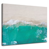 Canvas Print Waves Beach Sand Water 100x80 cm