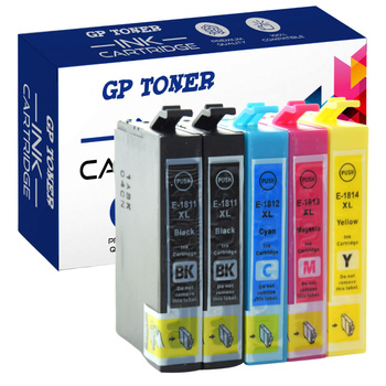 Set of 5x Replacement Ink for Epson Expression Home XP 215 315 302 E1816XL CMYKK