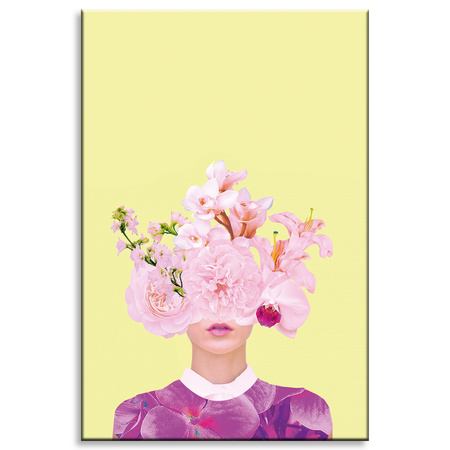 Canvas Print Purple and Pink Flowers 80x120 cm