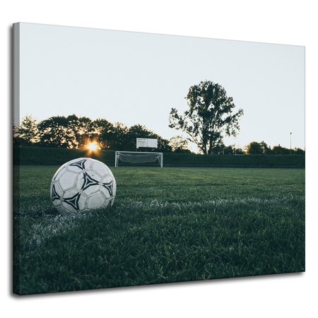 Canvas Print Youth Football 100x80 cm