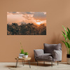 Canvas Print Trees Sunset Clouds Sky 120x80 cm