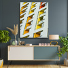 Canvas Print Apartment Building Block 80x120