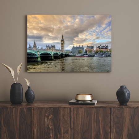 Canvas Print Architecture London Big Ben 120X60 cm