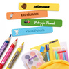 Personalized Waterproof Name Stickers for Kindergarten and School 55x8 mm