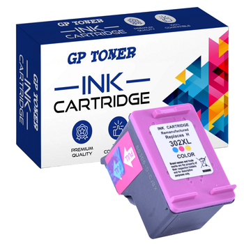 Compatible Ink Cartridge for HP 302XL DeskJet 1110 2130 3630 4520 3830 - GP-H302XL CMY Color