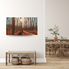 Canvas Print Autumn Forest Leaves Colorful Nature 100x80 cm