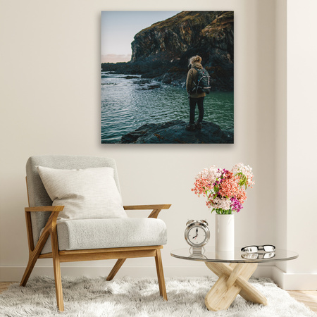 Canvas Print Mountains Climbing Nature Cliffs Nature 90x90