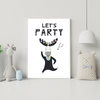 Let's party Birthday Poster 24X30 cm