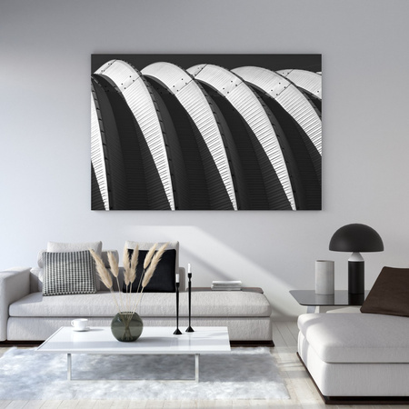 Canvas Print Abstraction Abstraction building 40x30 cm