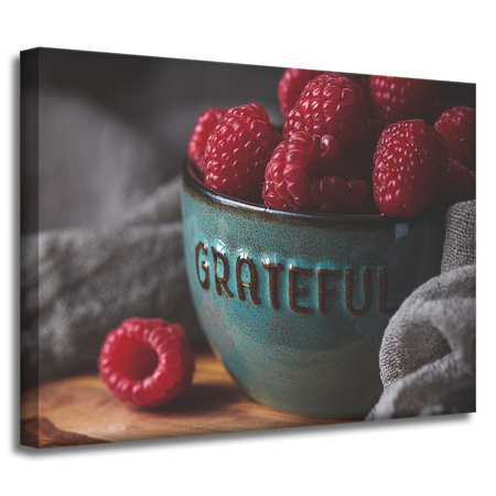 Canvas print Raspberry Kitchen 40x30 cm