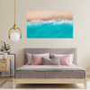 Canvas Print Water Waves Beach Sand 100x80 cm