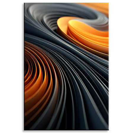Canvas Print Abstraction Swirls Spirals 80x120
