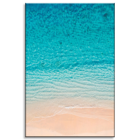 Canvas Print Light Water Waves Sea 80x120 cm