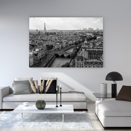Canvas Print Architecture Paris Black and White 40X30 cm