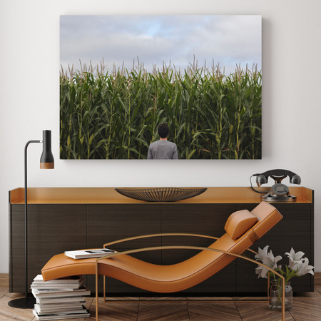 Canvas Print Nature Corn Field 100x80 cm
