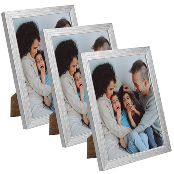 3x Silver Photo Frame 18x24, I L13,15,039 Plexi