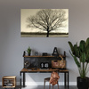 Canvas Print Gloomy Black Tree Sadness 100x80 cm