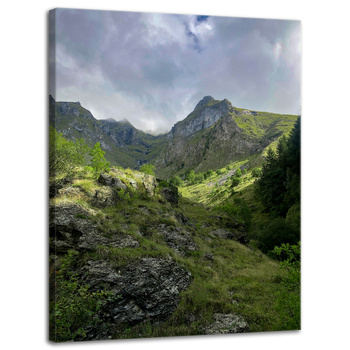 Canvas Print Nature Mountains 30x40 cm