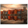 Canvas Print Nature Colorful Houses Netherlands 40x30 cm