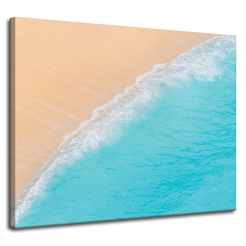 Canvas Print Beach Calm Water Sun 100x80 cm
