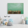 Canvas Print Colored Crayons 90x60