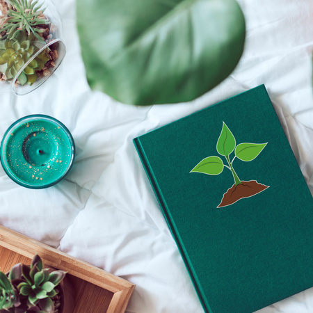 LOGO STICKERS Shape Outline with Print Waterproof Text Photo 90x90 mm