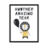 Another amazing year Birthday Poster 50X70 cm + black frame