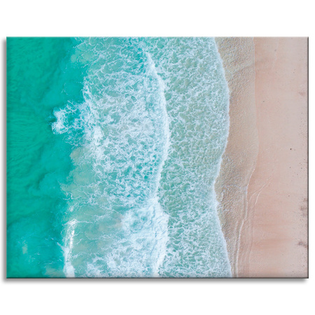 Canvas Print Ocean Waves Nature Beach 100x80 cm