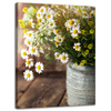 Canvas Print Botany Bouquet of Wild Flowers 30x40 cm
