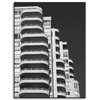 Canvas Print Architecture Building Balconies_2 30x40 cm