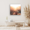 Canvas Print Grand Canyon Couple Sun River 90x90