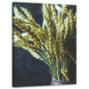 Canvas Print Botany Wheat ears in a vase 30x40 cm