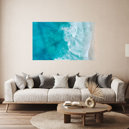 Canvas Print Waves Water Calm Ocean 100x80 cm