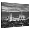 Canvas Print Architecture Florence Cathedral Black and White 100X80 cm