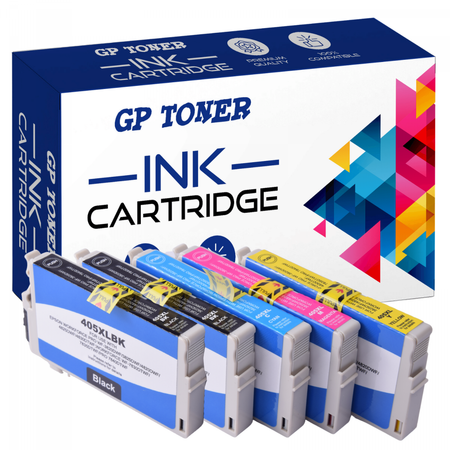 Ink Kit Replacement For Epson C13T05H14010 C13T05H24010 C13T05H134010 C13T05H44010 Epson WorkForce ECC 7000 Pro WF-3800 Series-GP-E405XL CMYKK