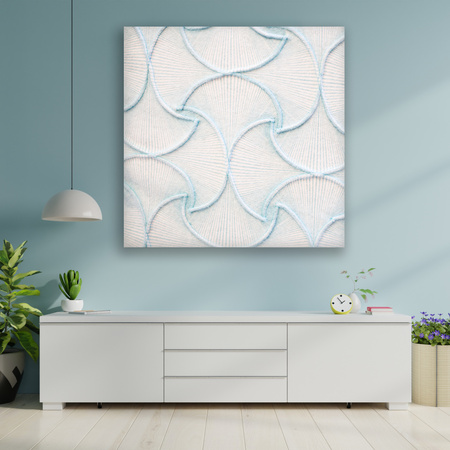 Canvas Print Abstract Embroidery Structure 90x90