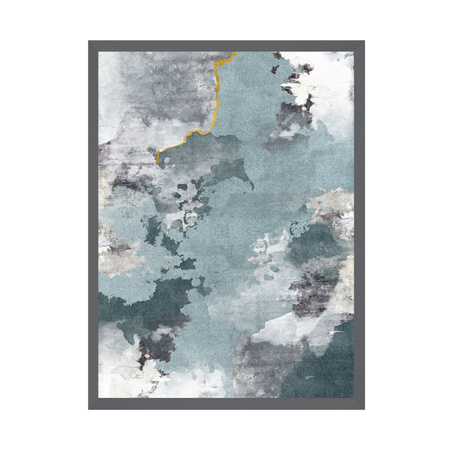 Poster Abstraction_2 21X29.7 cm + gray stone frame