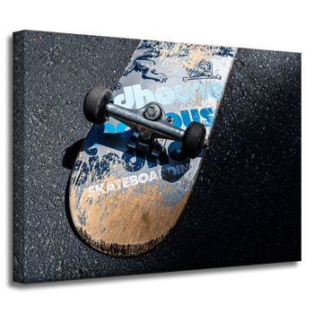 Canvas Print Youth Skateboard 40x30 cm