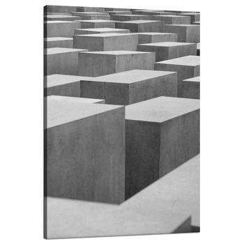 Canvas Print Abstract Concrete Cubes 80x120