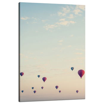 Canvas Print Youth Balloons Sky 80x120