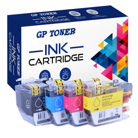 4x Ink cartridges for Brother LC3619XL MFC-J2330dw J3530dw J3930dw - GP-B3619XL CMYK - Kit