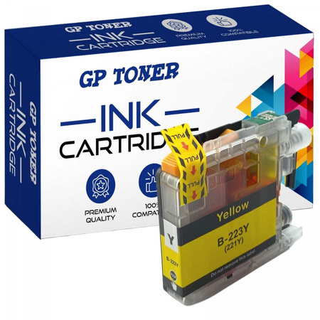 Compatible Ink Cartridge Brother LC223 Brother DCP-J4120dw MFC-J4420dw J4620dw J5620dw - GP-B223Y XL Yellow