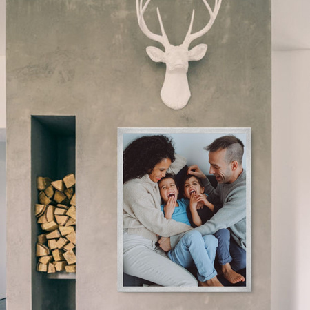 3x Silver Frame 30x40, I L13,15,039 Plexi