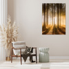 Canvas Print Sun in the Forest Light Tree 60x90 cm