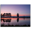 Canvas Print Nature Sunset Over Water 40x30 cm