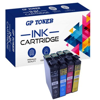 4x Replacement Ink Cartridge Epson T1811-4 XP102, XP202, XP205, XP30, XP305, XP405 - GP-E1815 KIT