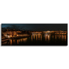 Canvas Print Architecture Prague at Night 120X40 cm