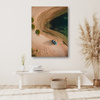 Canvas Print Car Sand Trees Water Summer 80x120